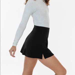 XS LOS ANGELES APPAREL PONTE SKORT
